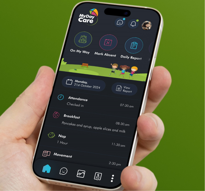 App interface close-up